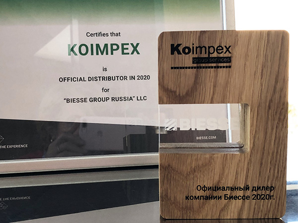 The Distribution Agreement With Biesse Has Been Renewed Koimpex